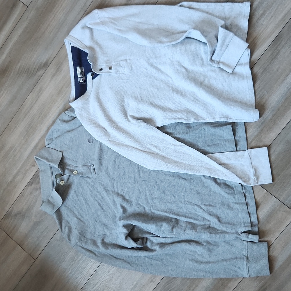 Mens long sleeve top M and L